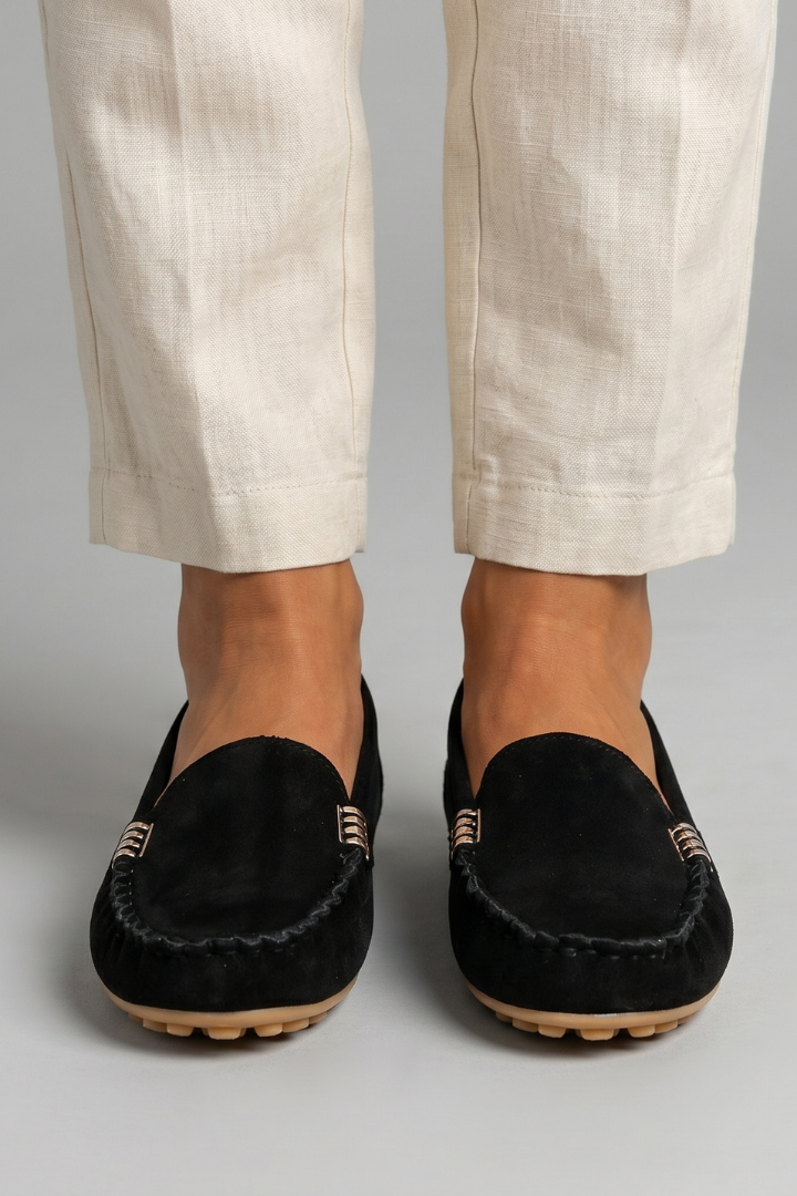 Rita | Women Suede Slip On Loafers