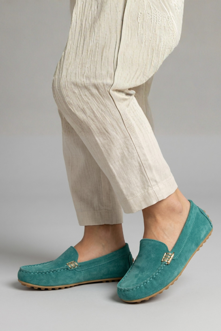 Rita | Women Suede Slip On Loafers
