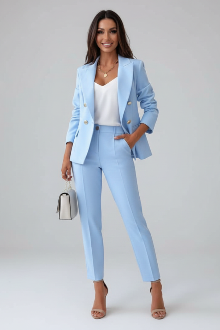 Philippa | Women Tailored Double Breasted Suit Set