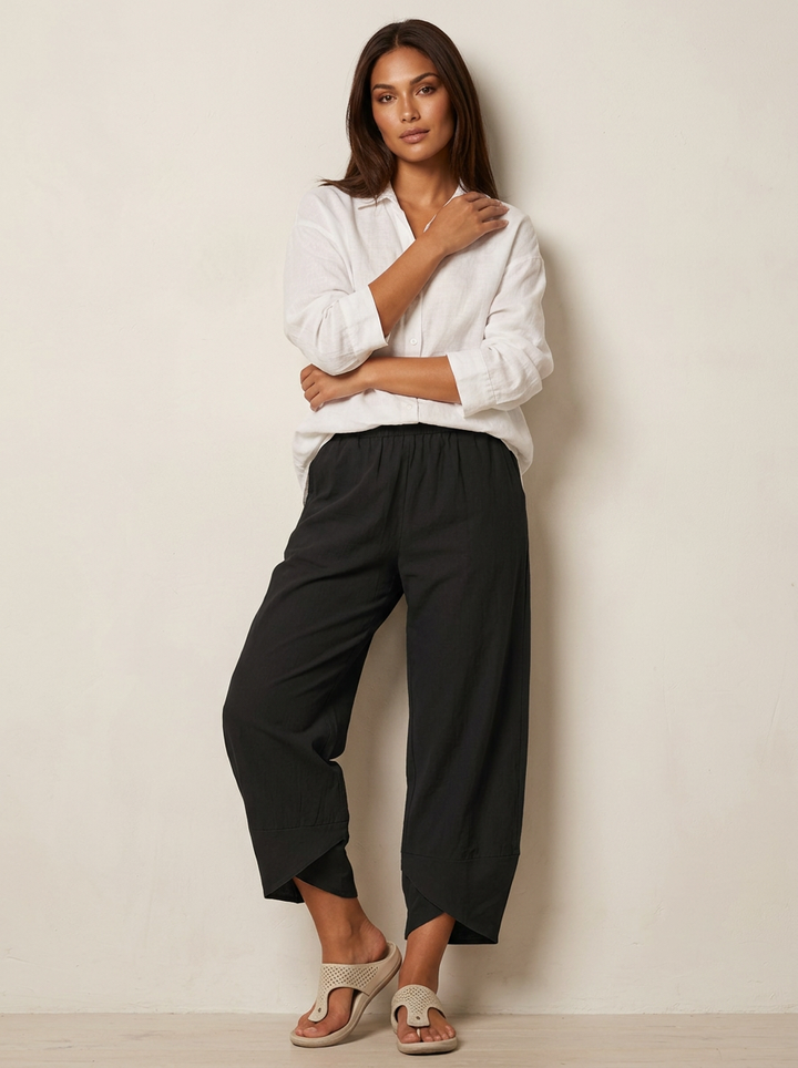 Delphine | Women's Plus Size Palazzo Pants