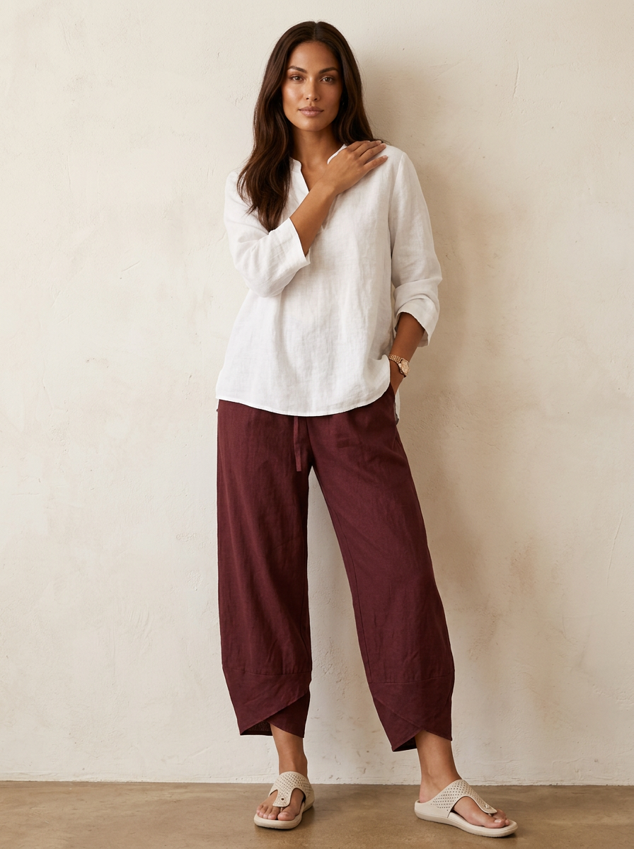 Delphine | Women's Plus Size Palazzo Pants