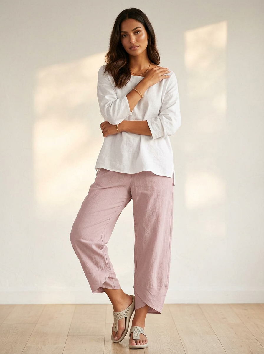 Delphine | Women's Plus Size Palazzo Pants
