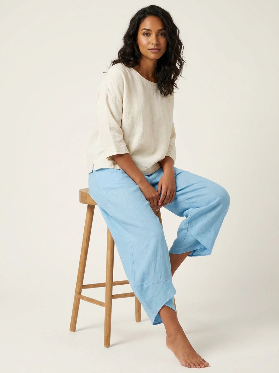 Delphine | Women's Plus Size Palazzo Pants