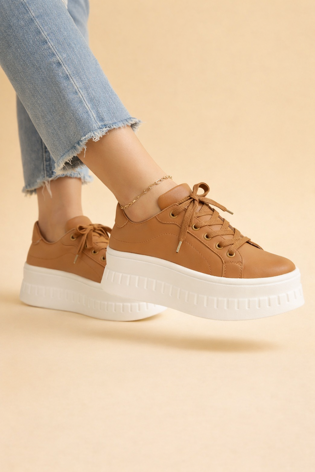 Kira | Women Platform Lace Up Sneakers