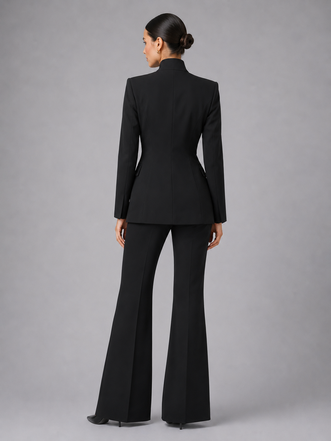Belen | Women's Stand Collar Blazer Set