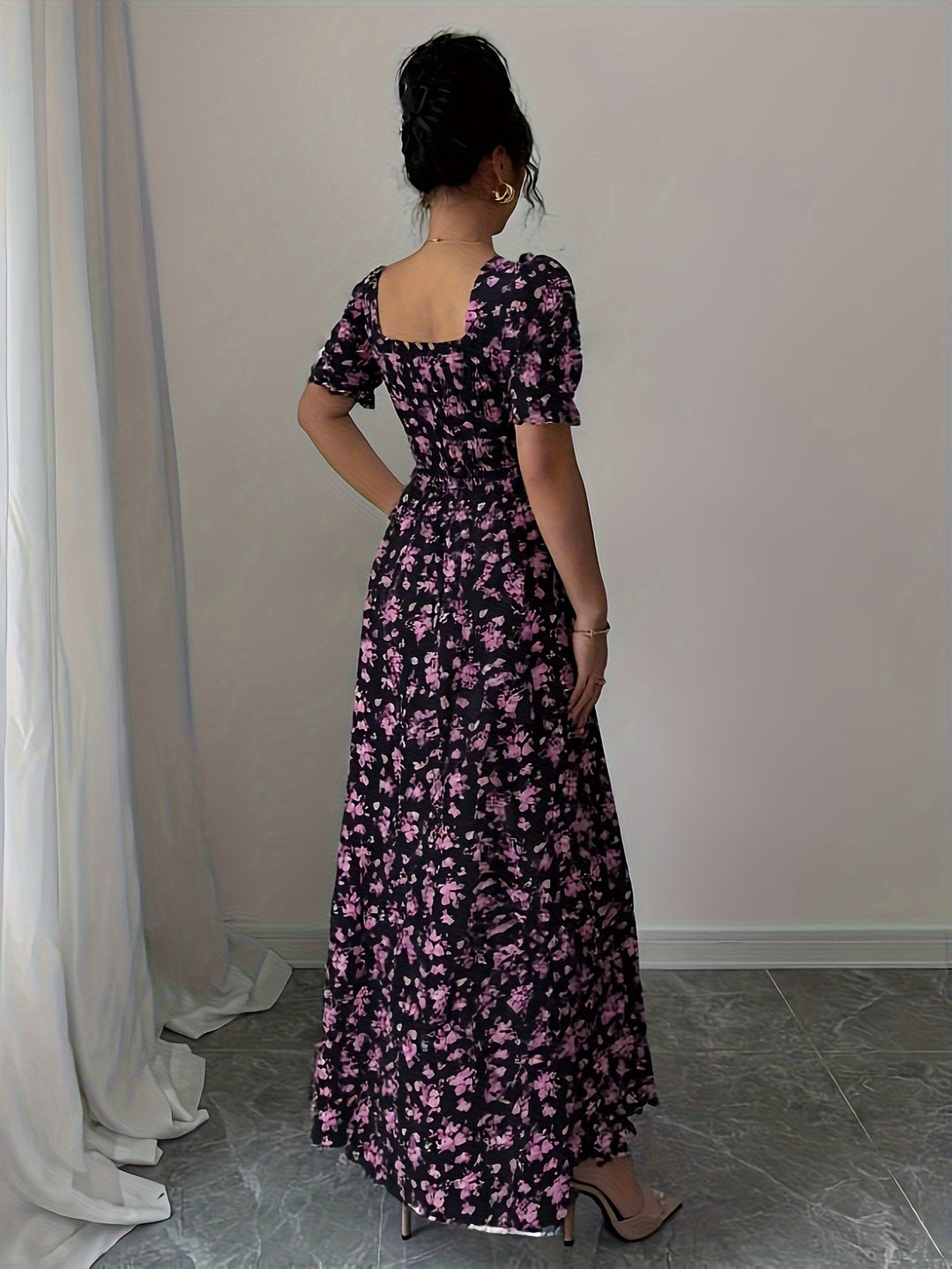 Monica | Women's Floral Maxi Dress