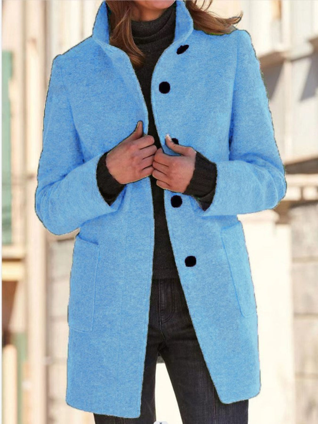 Dixie | Women's Collared Pockets Office Coat