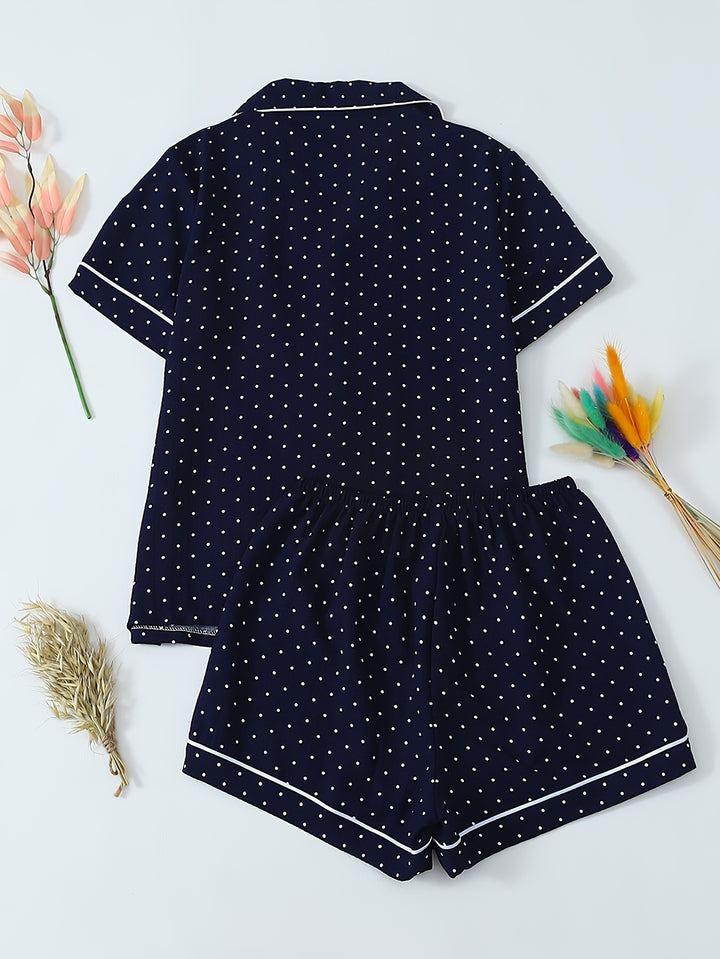 Marlee | Women's Polka Dot Casual Pajama Set