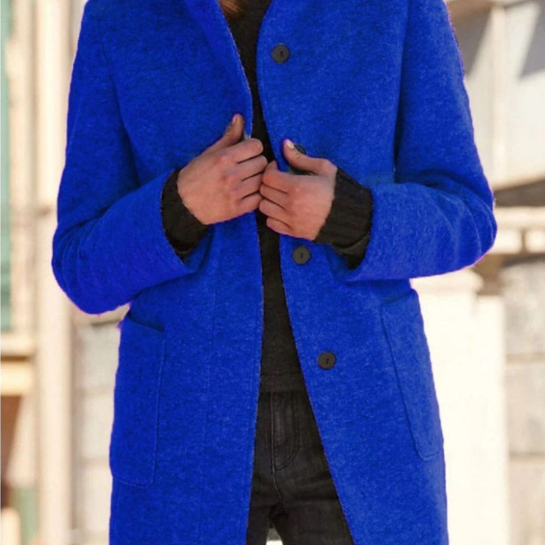 Dixie | Women's Collared Pockets Office Coat