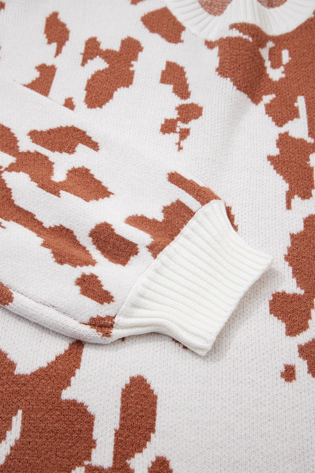 Thomasina | Women Spot Print Crew Sweater