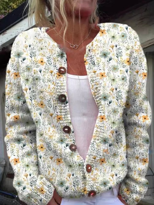 Hippolyta | Women Embroidered Floral Cardigan