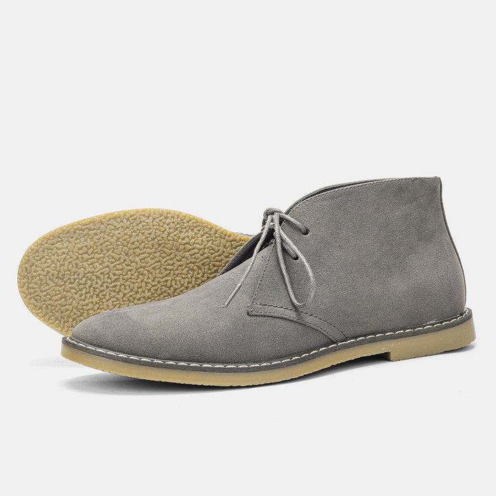 Archie | Men Leather Look Ankle Boots