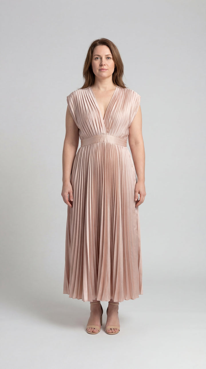 Imogen | Women's Pleated Evening Dress