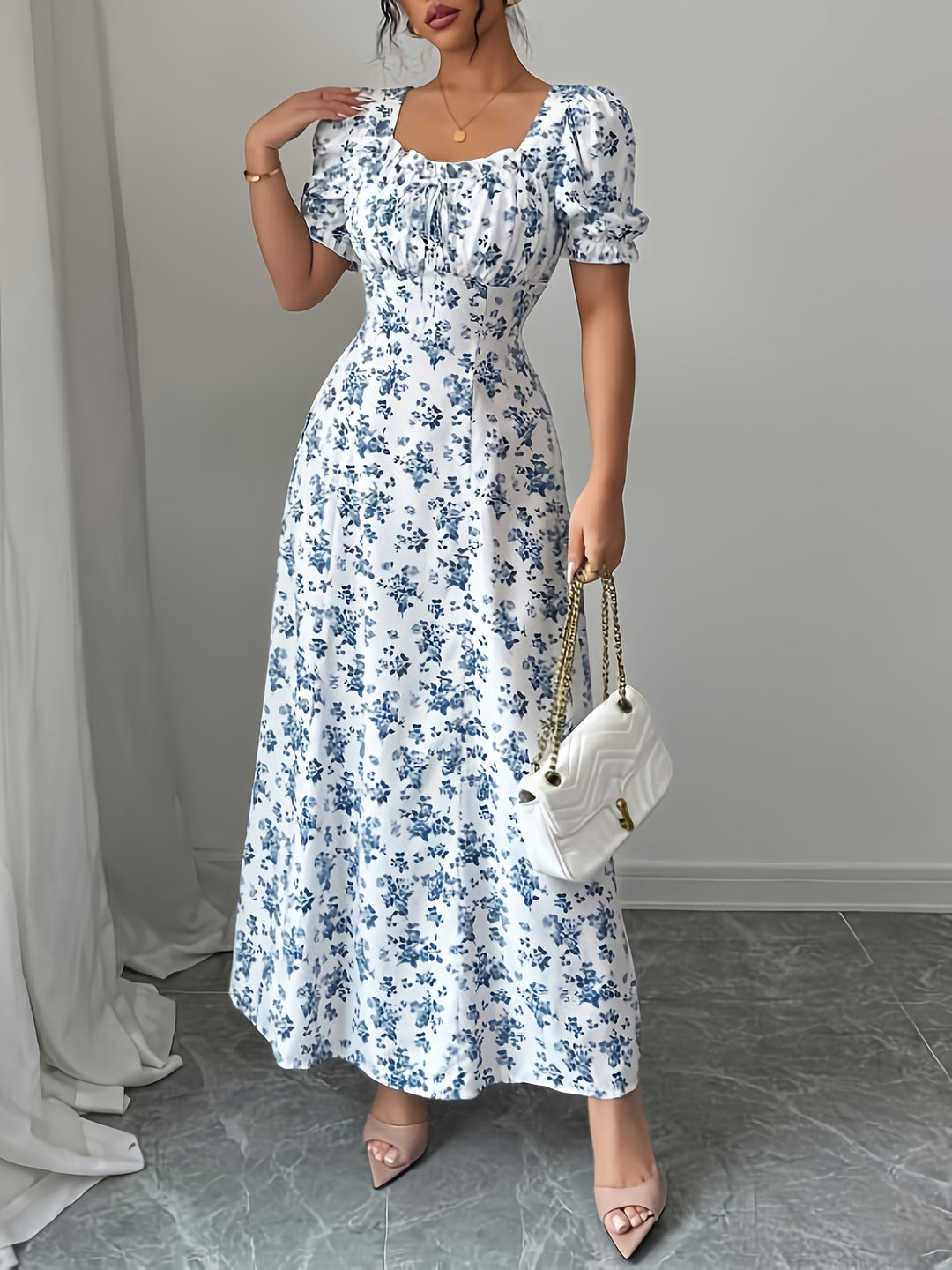 Monica | Women's Floral Maxi Dress