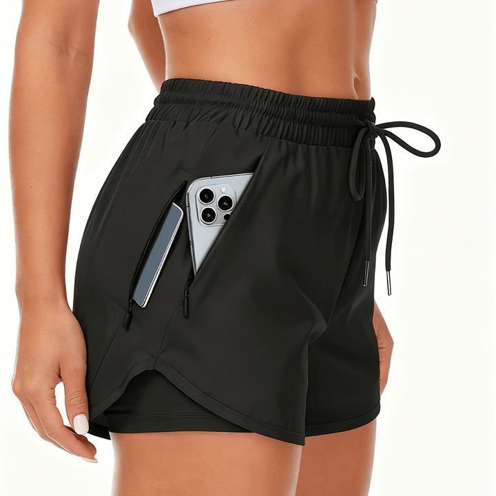 Brooke | Women's Black Casual Shorts
