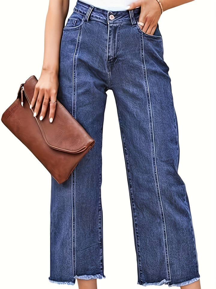Kathleen | Women's Denim Straight Leg Casual Relaxed Jeans