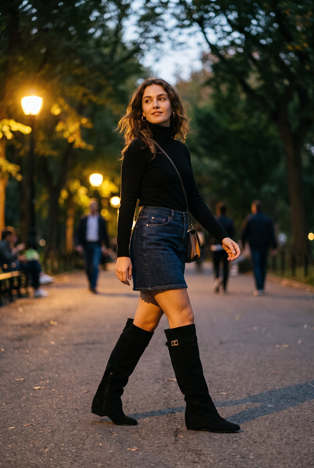 Sabella | Women Draped Thigh High Boots