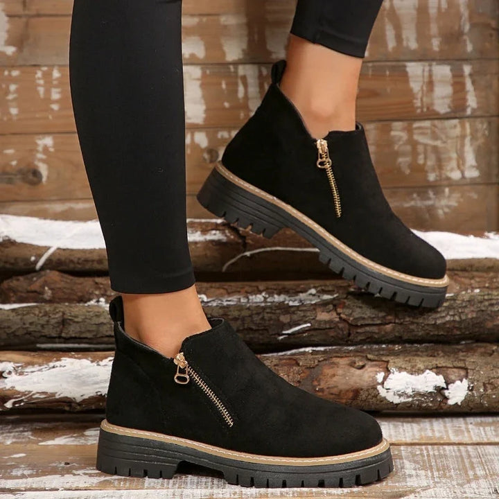 Kamila | Women's Suede Platform Casual Boots