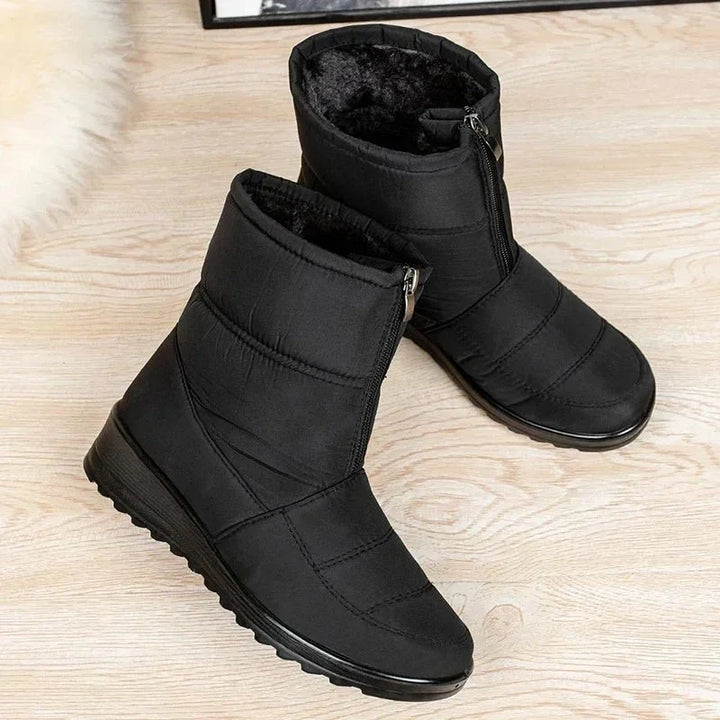 Juno | Women's Quilted Winter Ankle Rainproof Boots