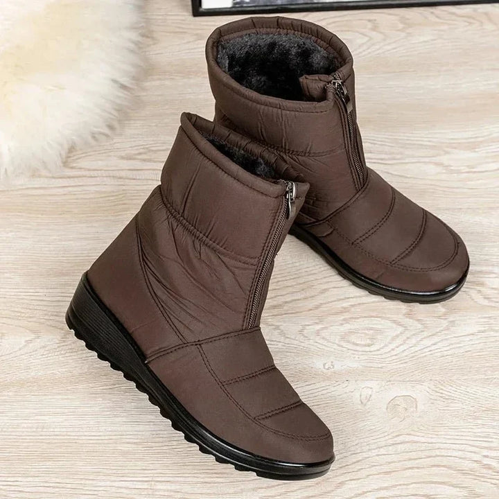 Juno | Women's Quilted Winter Ankle Rainproof Boots