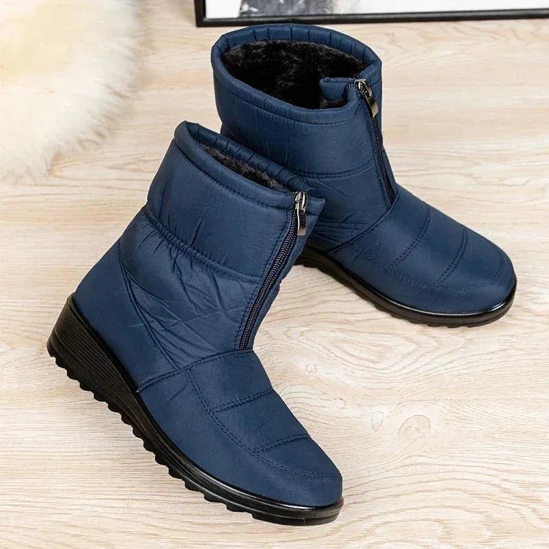 Juno | Women's Quilted Winter Ankle Rainproof Boots