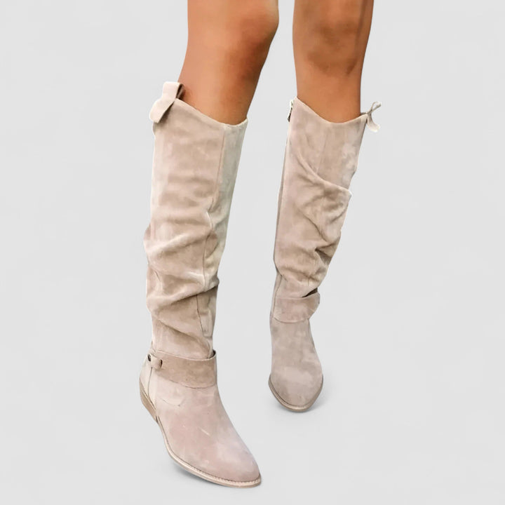 Noemie | Women Knee High Slouch Boots