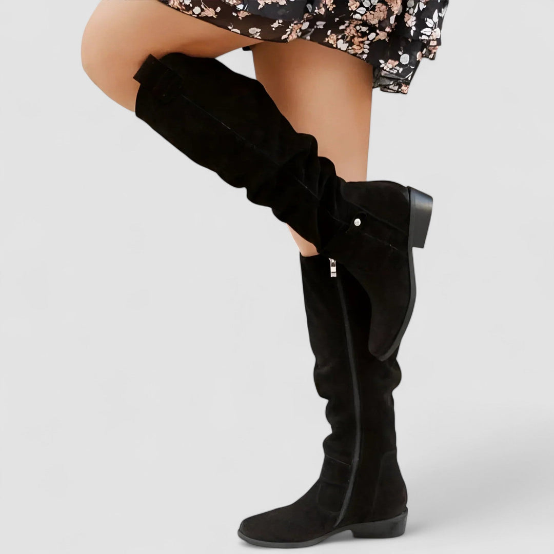 Noemie | Women Knee High Slouch Boots