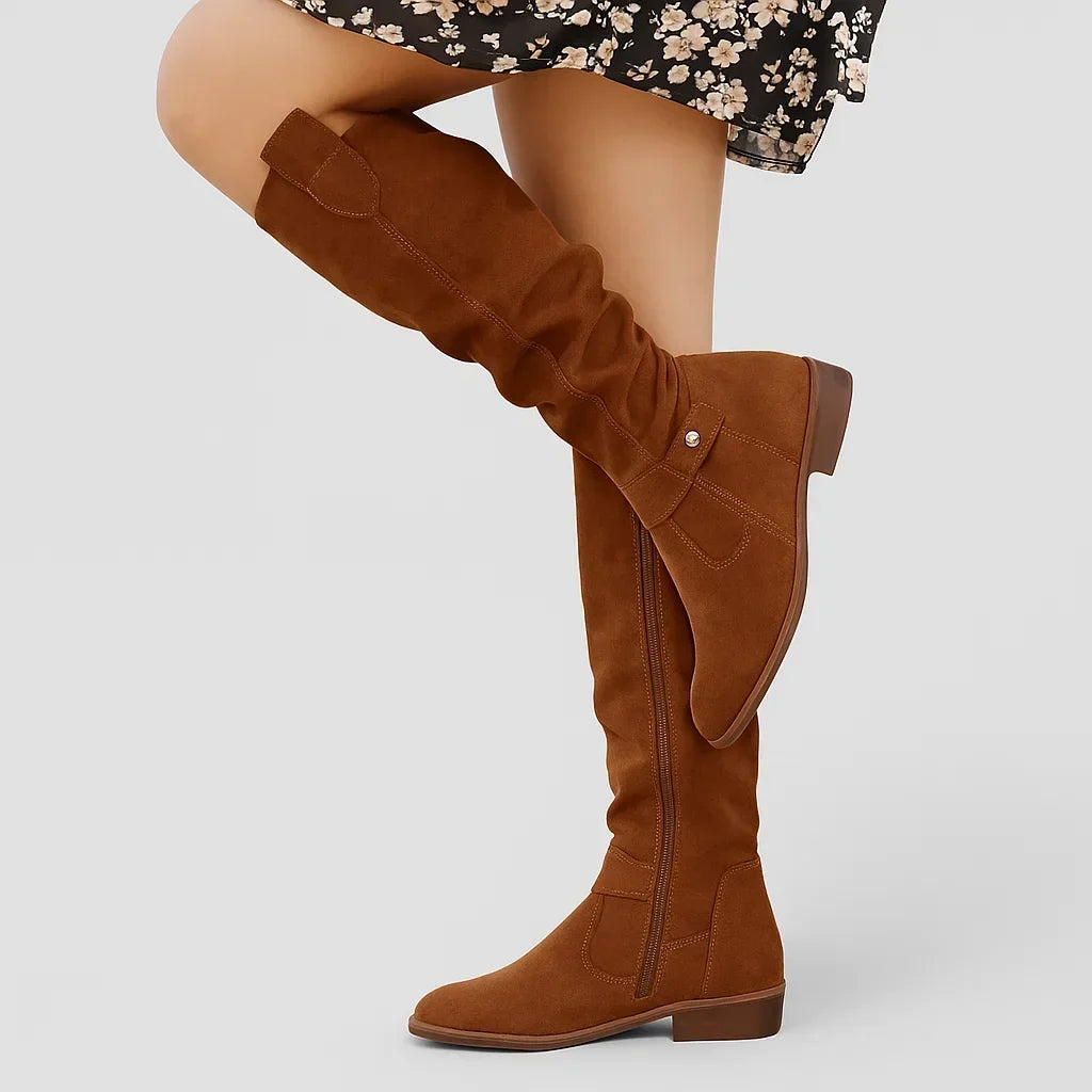 Noemie | Women Knee High Slouch Boots