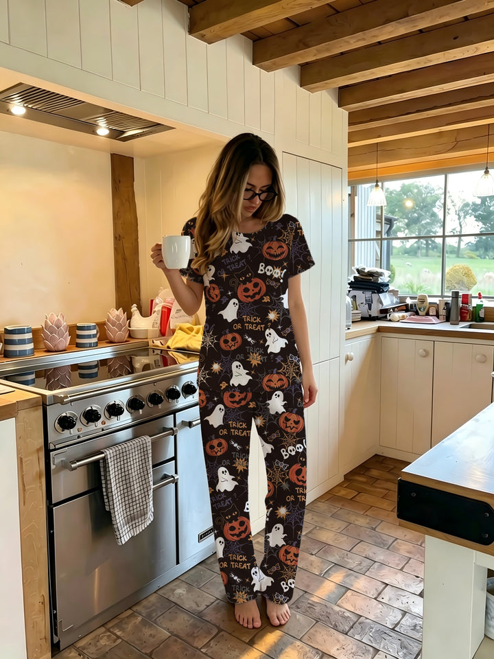 Wynn | Women's Halloween Cotton Pajama Set