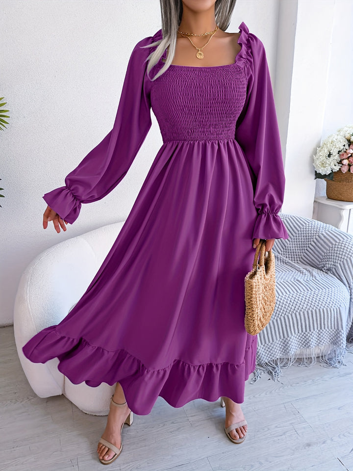 Yasmin | Women's Wedding Guest Smocked Midi Dress