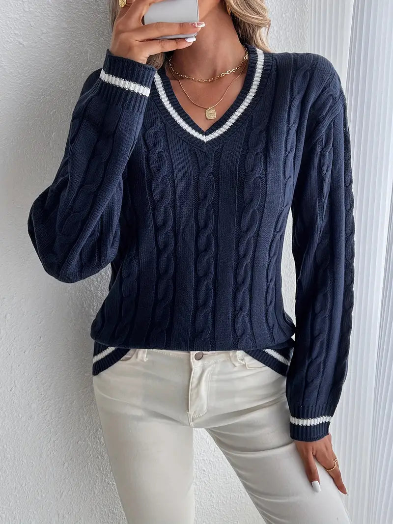 Hypatia | Women Cable Knit Sweater