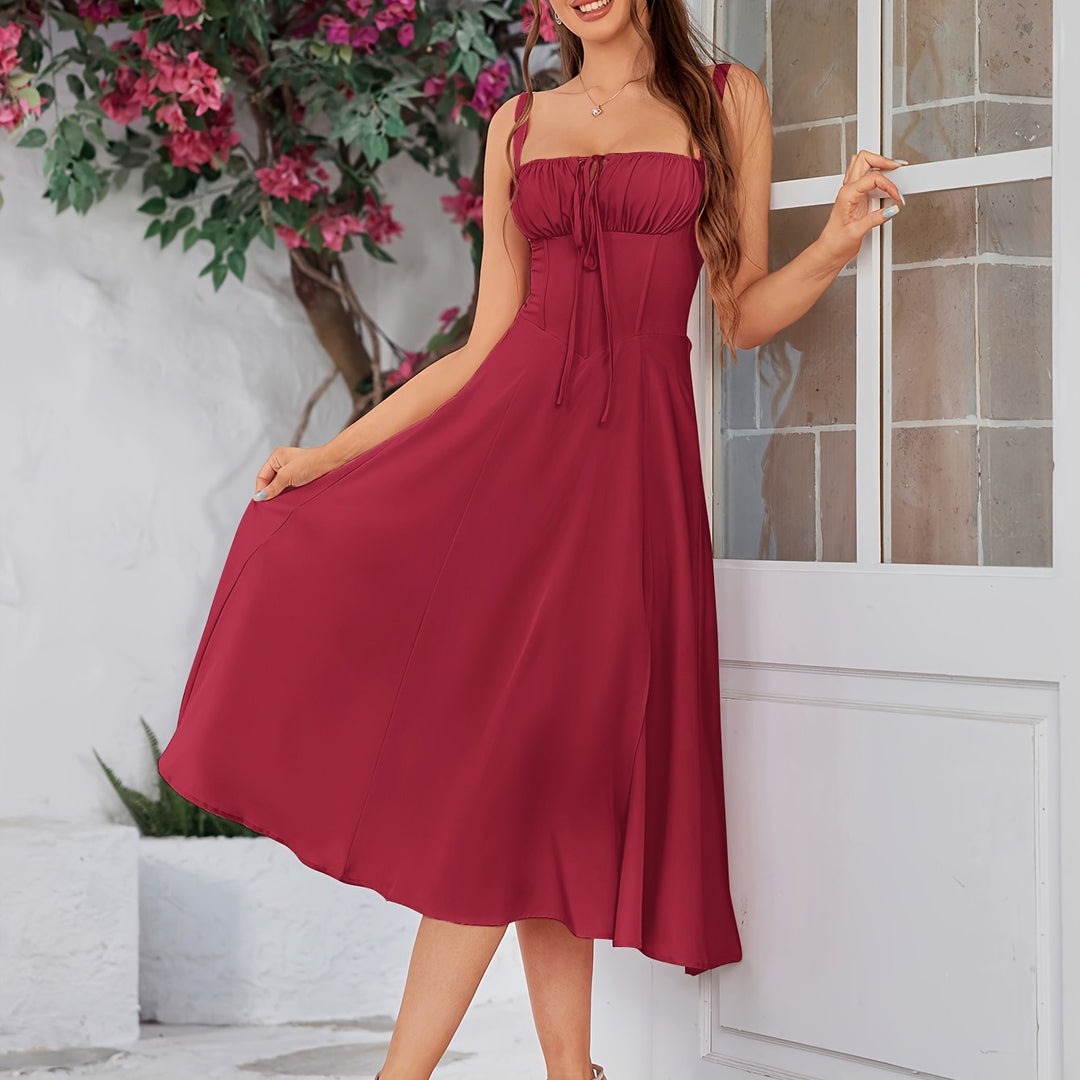 Elegant Blue Plus Size Homecoming Dress for Women with Sweetheart Neckline Sleeveless Corset Bodice Side Slit Fitted Style