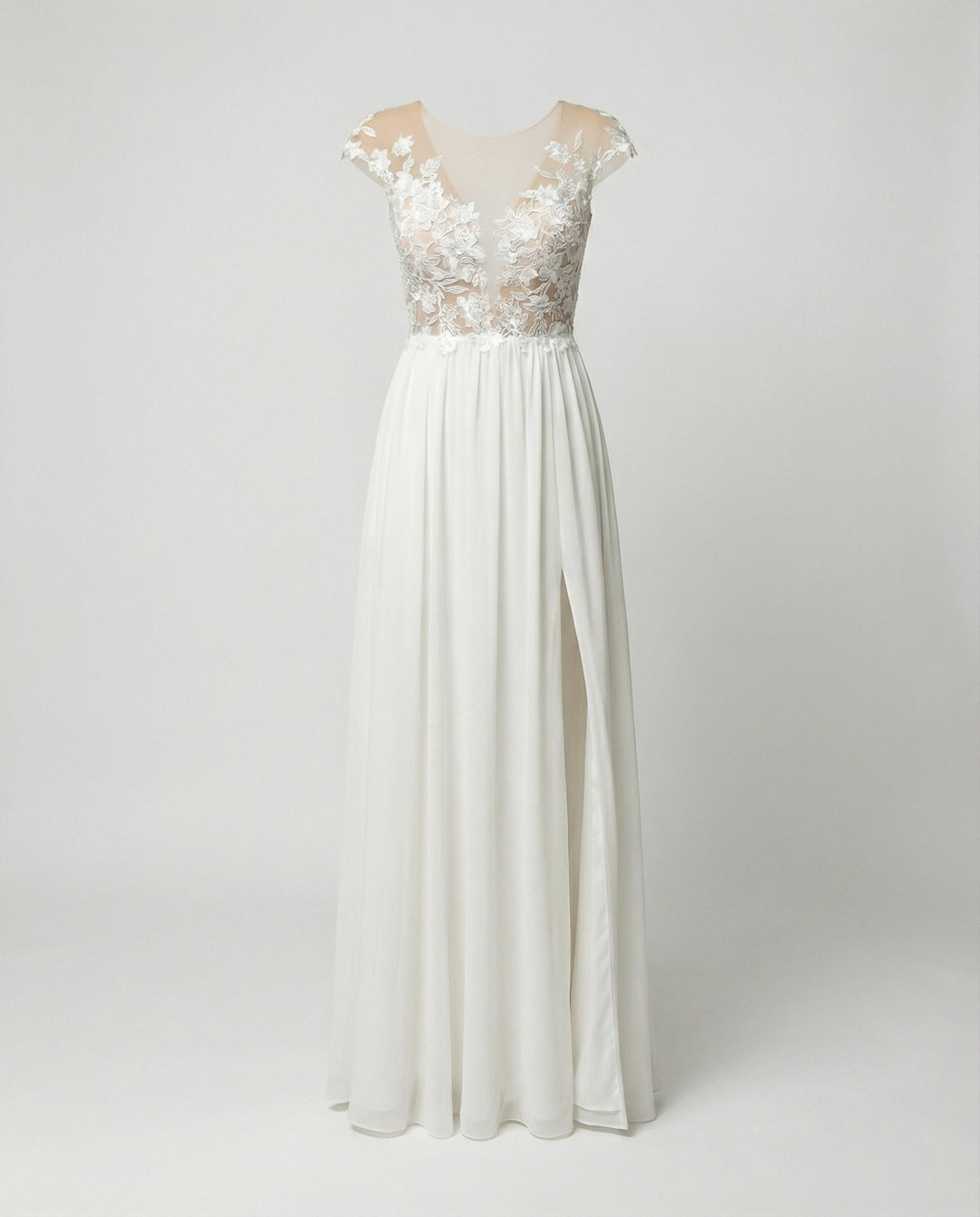 Elegant White Floral Lace Mother of the Bride Dress for Women with Formal Style