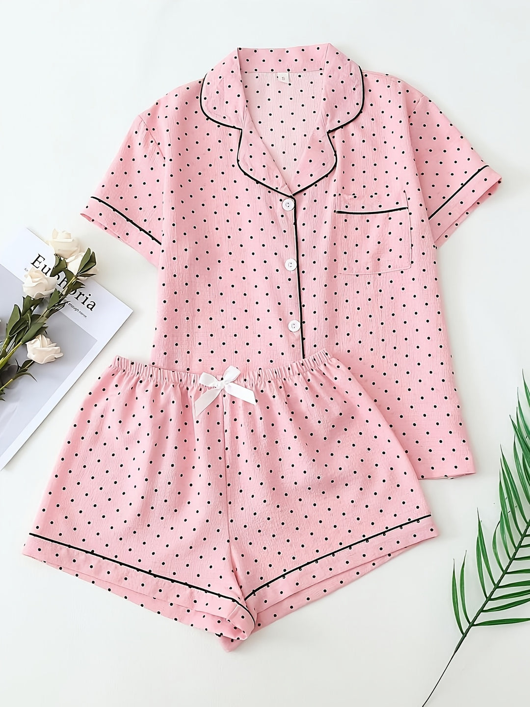 Marlee | Women's Polka Dot Casual Pajama Set