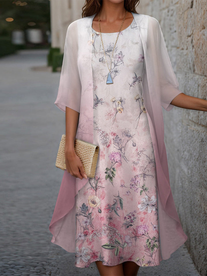 Casey | Women's Floral Midi Dress Set