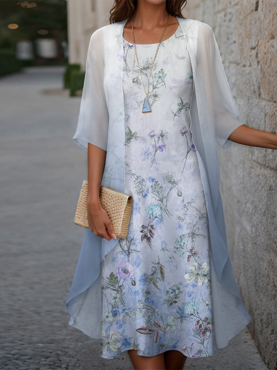 Casey | Women's Floral Midi Dress Set