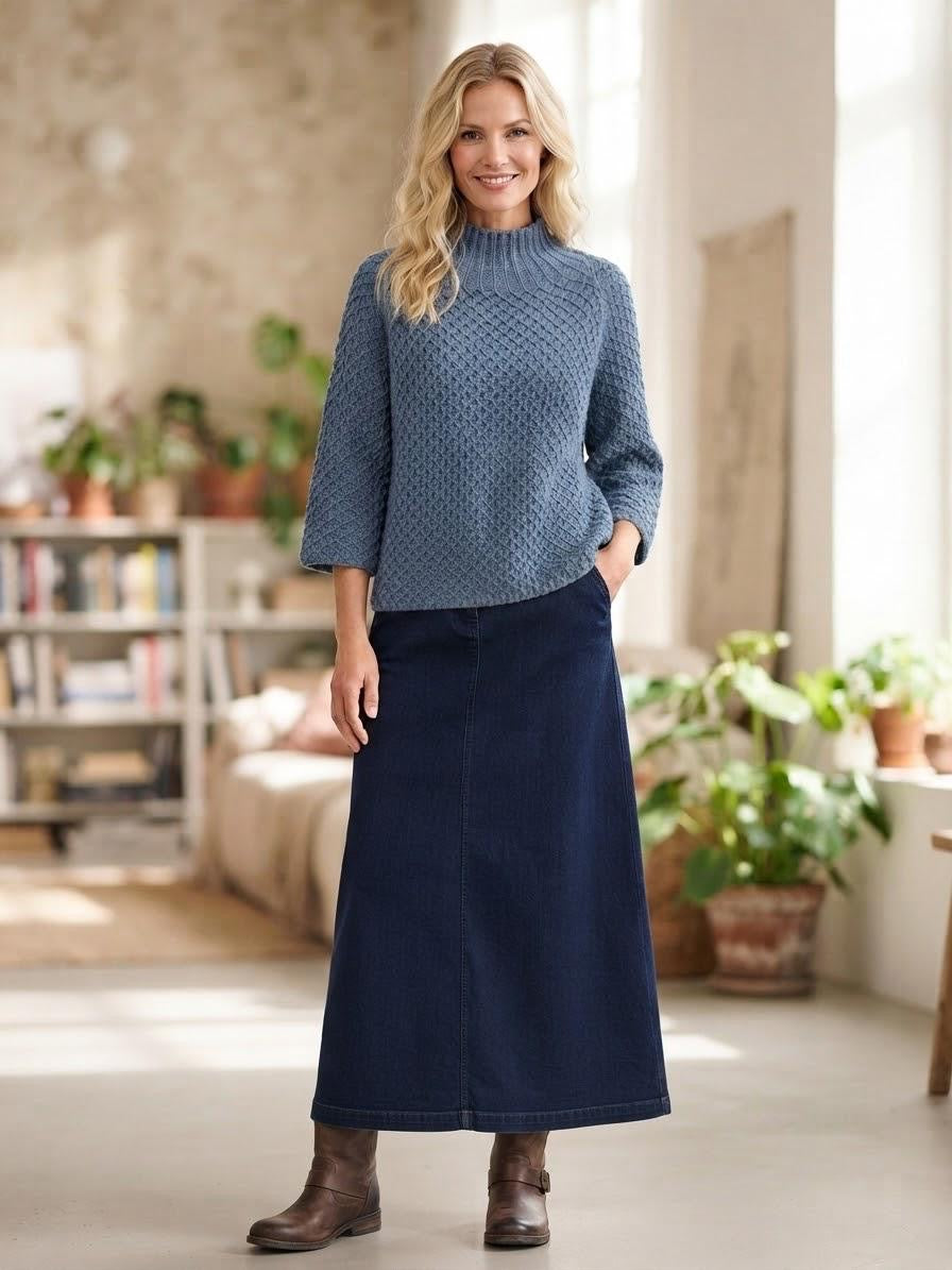 Aelith | Women Chunky Knit Wool Sweater
