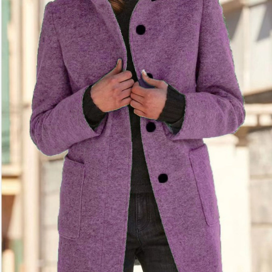 Dixie | Women's Collared Pockets Office Coat