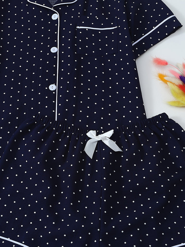 Marlee | Women's Polka Dot Casual Pajama Set