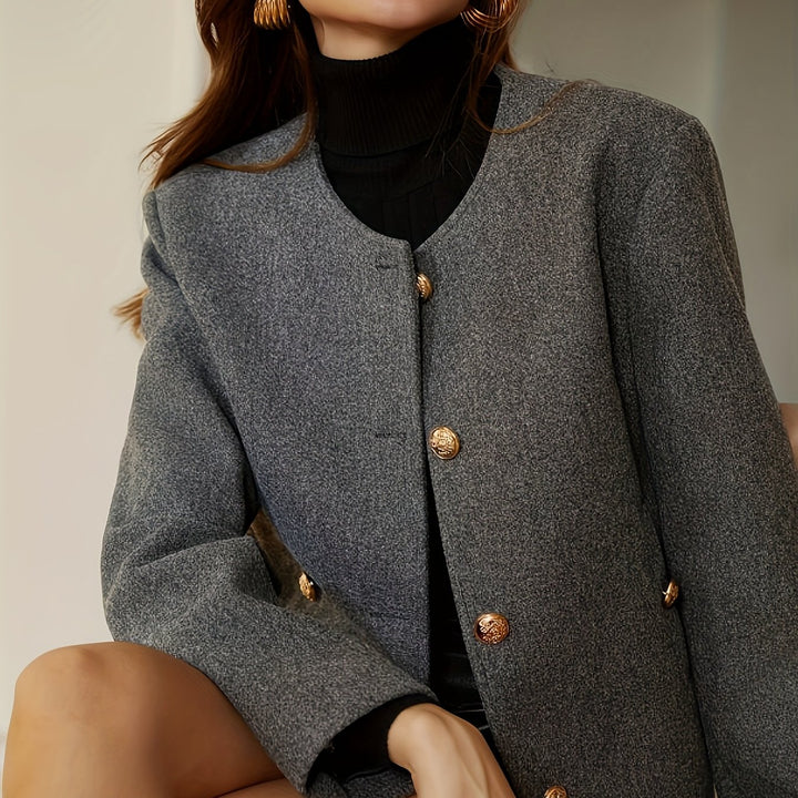 Linda | Women's Gray Casual Coat