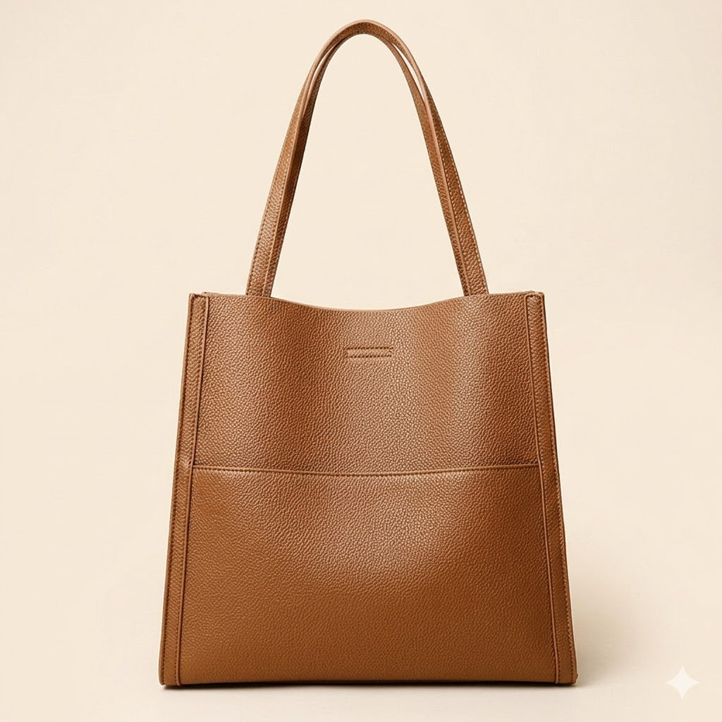 Bertrada | Women Structured Leather Tote Bag