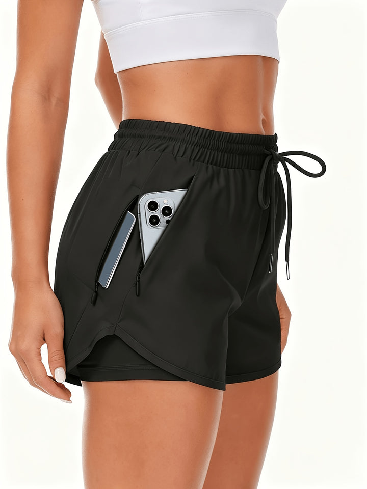 Brooke | Women's Black Casual Shorts