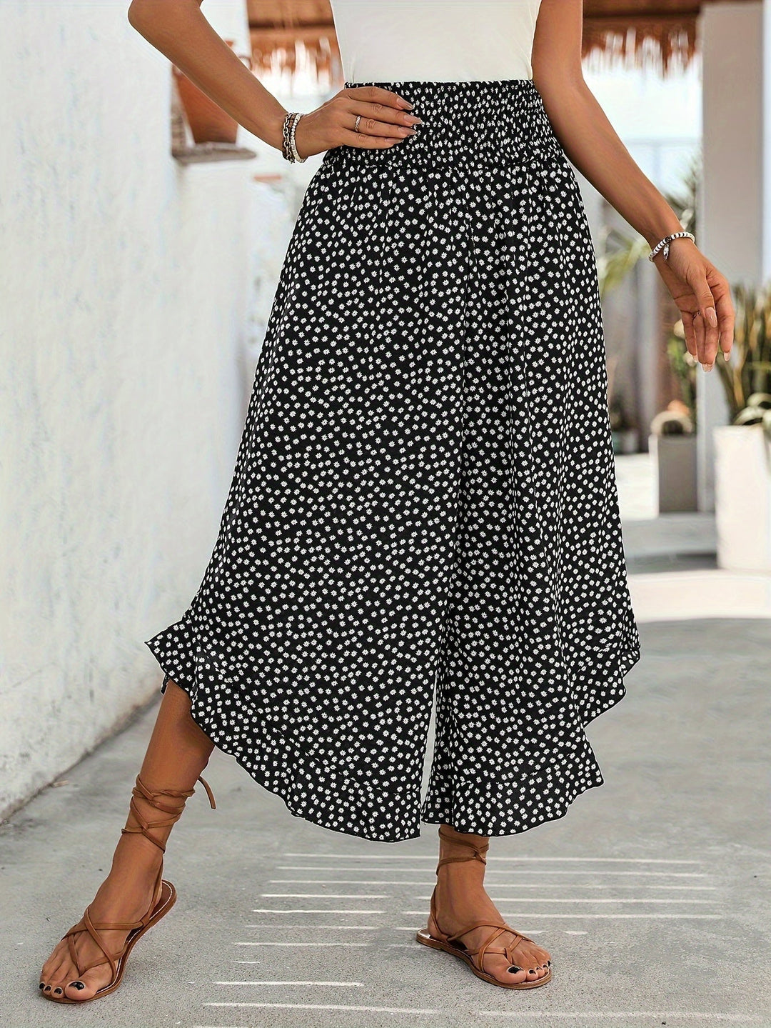 Basilia | Women Printed Palazzo Pants