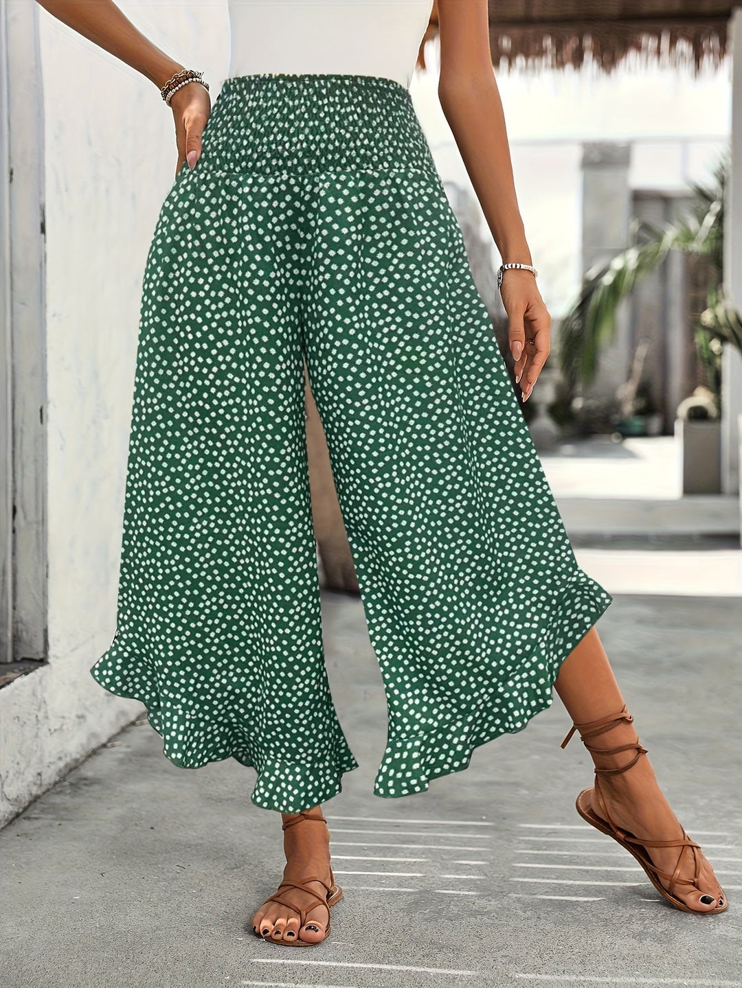 Basilia | Women Printed Palazzo Pants