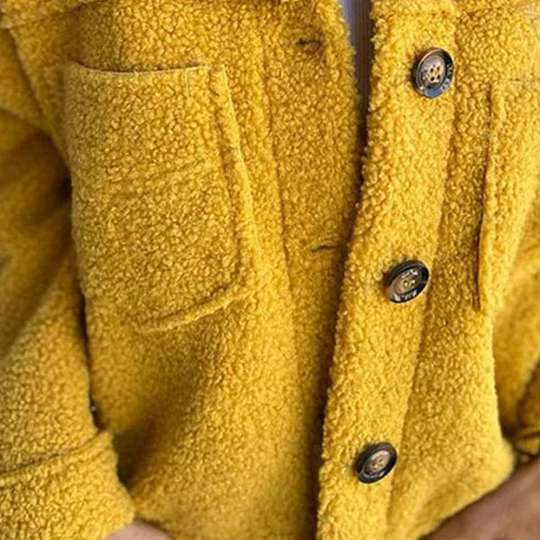 Rafaela | Women Button Down Teddy Coat