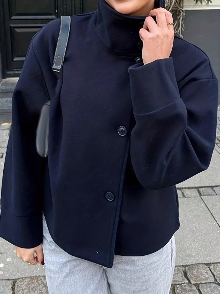 Willow | Women's Long Sleeve Button Front Casual Coat