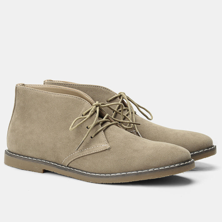 Archie | Men Leather Look Ankle Boots