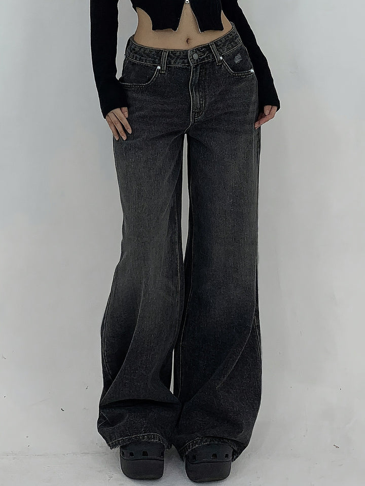 Stylish Denim Baggy Jeans for Women with Ultra Relaxed Plus Size Flowy Oversized Casual Style