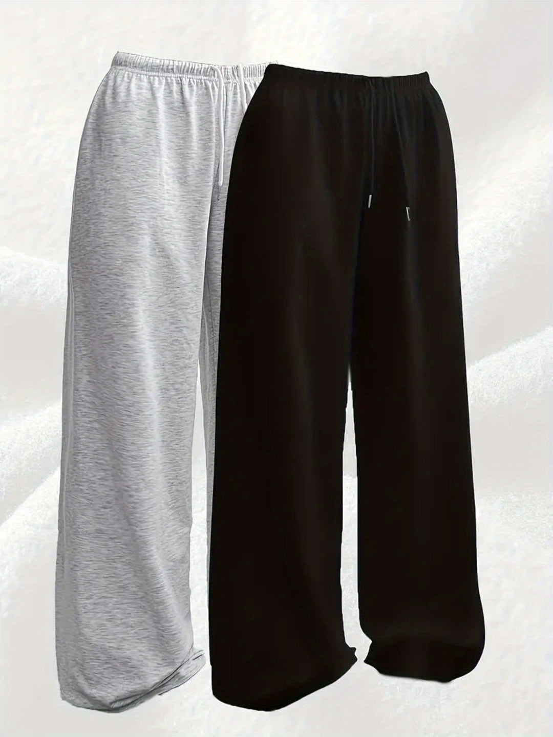 Elegant Black Knit Two Piece Set for Women with Casual Style