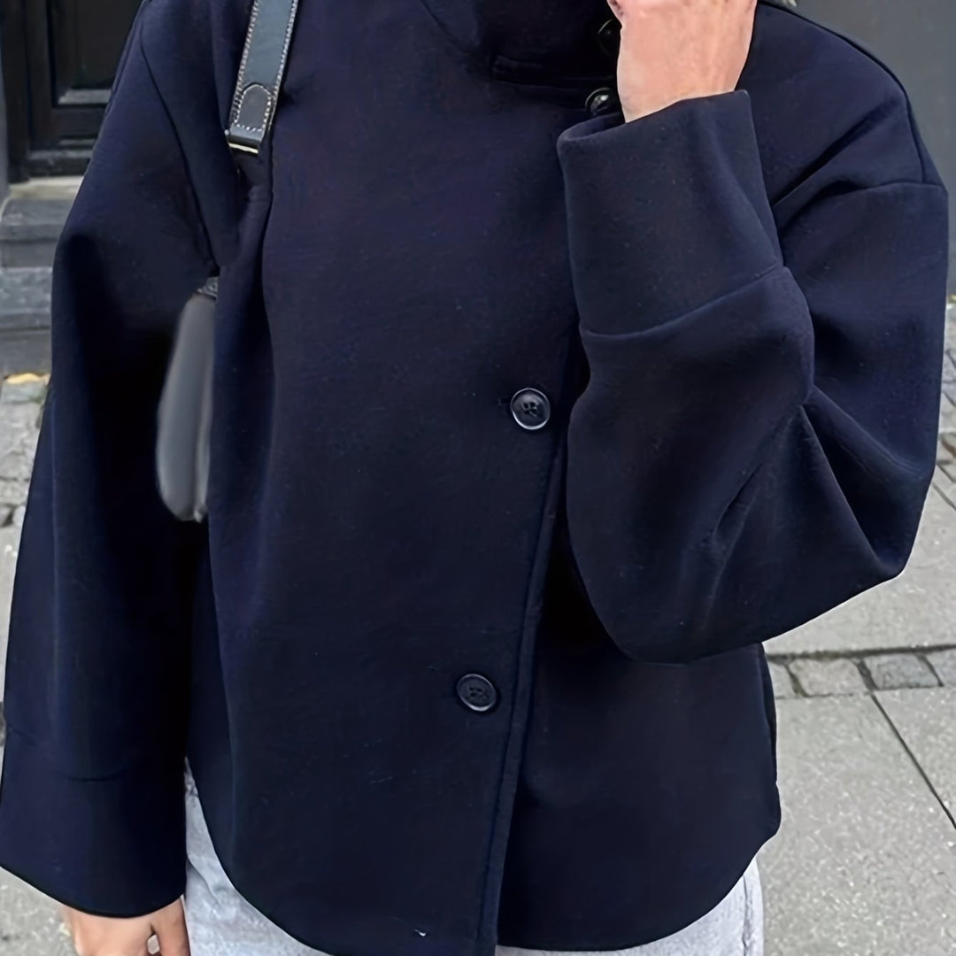 Willow | Women's Long Sleeve Button Front Casual Coat